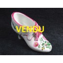 Soulier earthenware in taste Lun&eacute;vile.