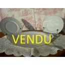 Plat &agrave; gateau porcelaine Limoges Haviland ancien