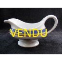 Sauci&egrave;re en porcelaine Bernardaud Limoges mod&egrave;le Solaris