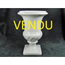 Large vase white porcelain Limoges 