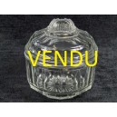 Jam jar old glass table 