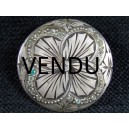 Broche ancienne en cellulo&iuml;d et strass