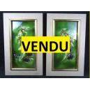 Paire de cadres pour deux carreaux Vallauris