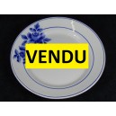 Plate in faience Taurion PB Limoges 1