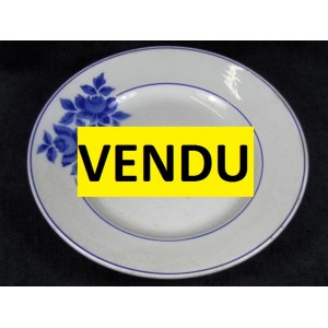 Round earthenware dish Taurion to Limoges