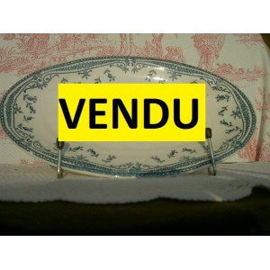 Ravier Longwy earthenware decorated in Mozart model 