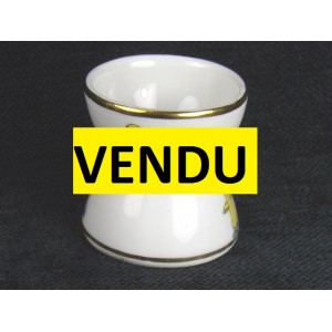 Coquetier en porcelaine des  années 50 n°3