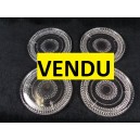 4 dessous de bouteille anciens