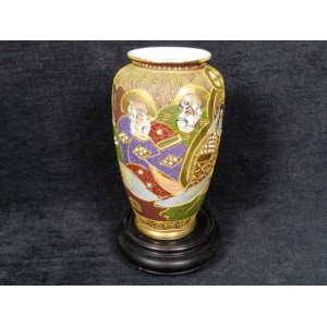 Vase en porcelaine Satsuma du Japon N°2