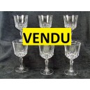 Crystal glasses model arques St Germain 