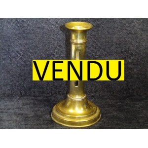 Candle in bronze or brass push