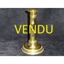 Candle in bronze or brass push