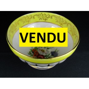 Porcelain bowl signed D. Moreau decorator