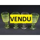 Set of 4 wine glasses to old liquor ouraline