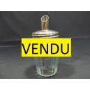 Sucrier de bistrot en verre et inox