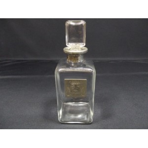 Carafe glass liqueur and Grand tin Boutelier Echanson