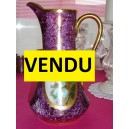 Ewer vase Limoges porcelain beginning Xxth