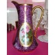 Ewer vase Limoges porcelain beginning Xxth