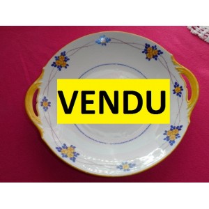 Plat à gâteau en Porcelaine Legrand à Limoges