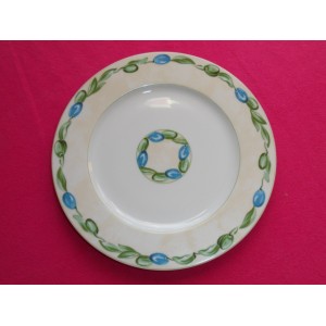 Limoges porcelain plate stamped Tharaud