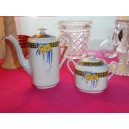 Carafe coffee and sugar in Limoges porcelain Legrand