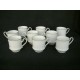 Tasses porcelaine Limoges estampillées Haviland 9 pièces