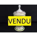Pot &agrave; couvercle en porcelaine Haviland &agrave; Limoges