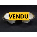 Set of two cups small breakfast Limoges porcelain