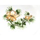 assiette bleu moustiers c fours
