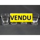 Set of 4 crystal whiskey glasses Sèvres