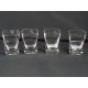 Série de 4 verres à whisky en cristal de Sèvres 