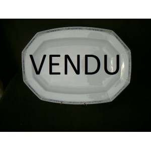 Limoges porcelain dish Jammet long-Seignolles Broadway