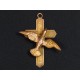 Crucifix porte-rameau en cuivre