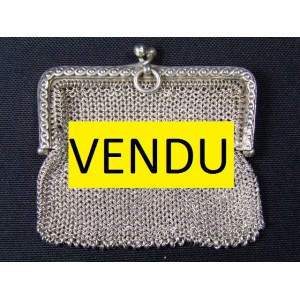 Petite bourse en argent massif