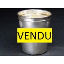 Timbale en argent massif