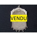 Little purse made of solid silver art nouveau