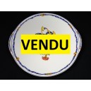 Round dish porcelain Bernardaud d&eacute;cor Borghese