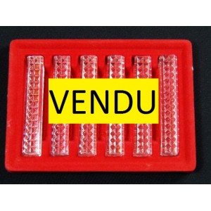 Coffret 6 porte-couteau en cristal