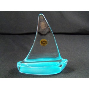 Bateau voilier en cristal