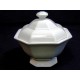 Sucrier en porcelaine blanche de Limoges