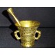 Petit mortier d'apothicaire en bronze