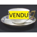 Tasse &agrave; th&eacute; en porcelaine de Limoges