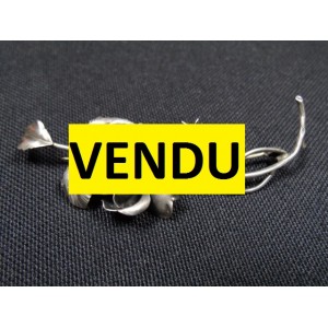 Art Nouveau silver brooch