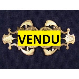 Belt buckles old gold metal