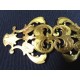 Boucles de ceinture anciennes en métal doré
