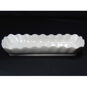 Cake dish high-sided white porcelain from Limoges