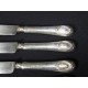 Set of 6 round table knives stuffed money