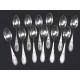 Box of 12 silver-plated teaspoons