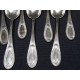 Box of 12 silver-plated teaspoons