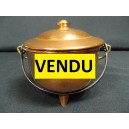 Pot covered in copper